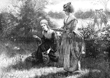 Gathering May dew, 1874. Creator: Unknown