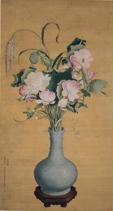 Gathering of Auspicious Signs, 1725. Creator: Castiglione, Giuseppe (1829-1908)