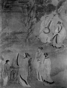 Gathering of Scholars at the Western Garden. Creator: Unknown