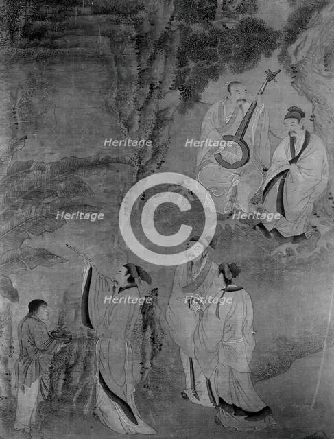 Gathering of Scholars at the Western Garden. Creator: Unknown.