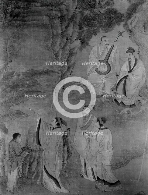 Gathering of Scholars at the Western Garden. Creator: Unknown.