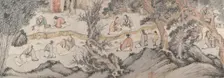 Gathering at the Orchid Pavilion, datable to 1560. Creator: Qian Gu