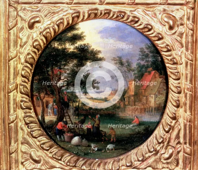 'Gathering Apples', 1630s. Artist: Jan Brueghel the younger