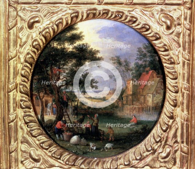 'Gathering Apples', 1630s. Artist: Jan Brueghel the younger