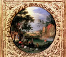 Gathering Apples 1630s. Artist: Jan Brueghel the younger