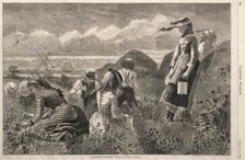 Gathering Berries, 1874. Creator: Winslow Homer (American, 1836-1910)