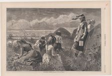 Gathering Berries (Harper's Weekly, Vol. XVIII), July 11, 1874. Creator: W. H. Lagarde