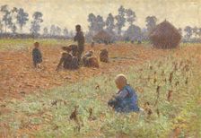 Gathering Corn, 1894. Creator: Emile Claus