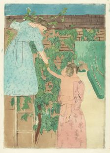 Gathering Fruit, c. 1893. Creator: Mary Cassatt
