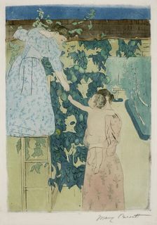 Gathering Fruit, c1893. Creator: Cassatt, Mary (1845-1926)