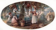 Gathering Fruit late 18th century.Artist: William Hamilton