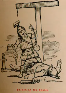 Gathering the Spoils 1852. Artist: John Leech