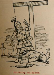 Gathering the Spoils 1852. Artist: John Leech