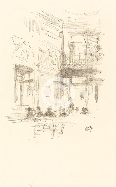 Gatti's, 1890. Creator: James Abbott McNeill Whistler.