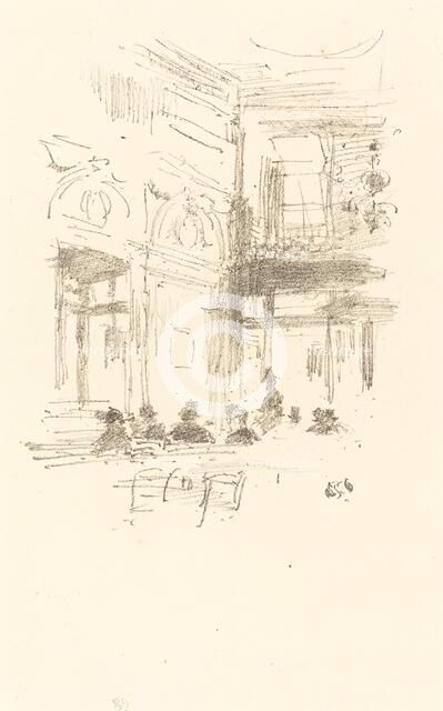 Gatti's, 1890. Creator: James Abbott McNeill Whistler.