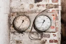 Gauges, Flaxmill Maltings, Ditherington, Shrewsbury, Shropshire, 2017. Creator: Steven Baker