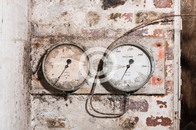 Gauges, Flaxmill Maltings, Ditherington, Shrewsbury, Shropshire, 2017. Creator: Steven Baker.