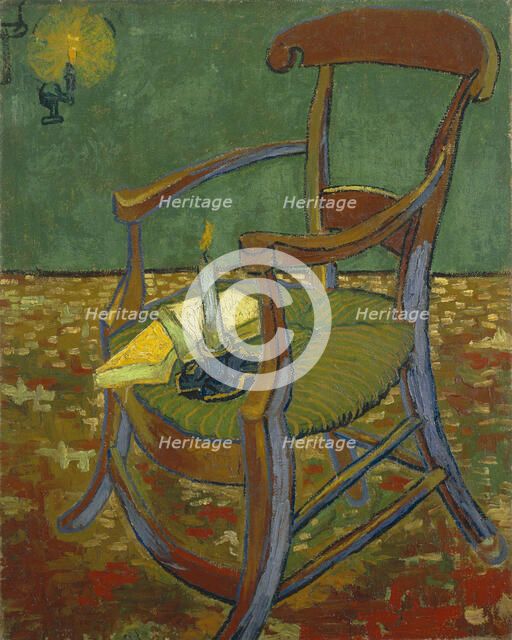 Gauguin's chair, 1888. Artist: Gogh, Vincent, van (1853-1890)