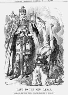 Gaul to the New Caesar 1870. Creator: Joseph Swain