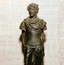 Gaullish prisoner, Roman bronze statuette, c1st century