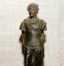 Gaullish prisoner, Roman bronze statuette, c1st century
