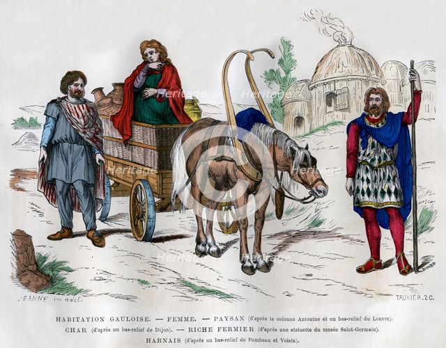 Gauls, 1882-1884.Artist: A Tauxier