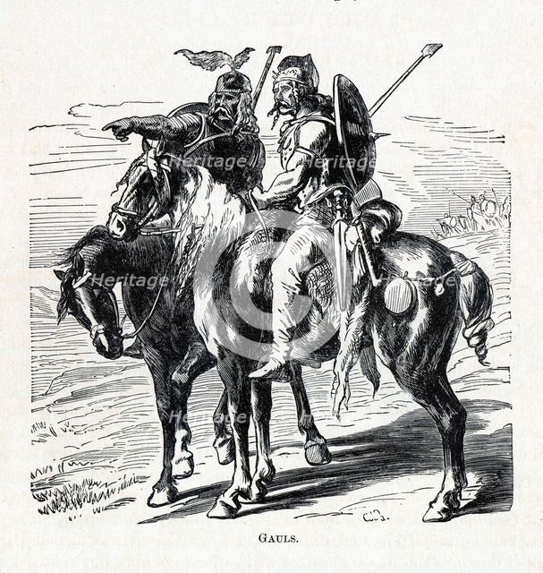 Gauls, 1882. Artist: Anonymous  