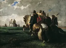 Gauls before Rome. Creator: Luminais, Évariste Vital (1822-1896)