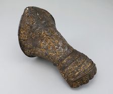Gauntlet for the Right Hand, France, c. 1570/90. Creator: Unknown