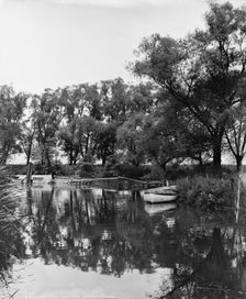 Gauthier's Canal, Lagoon Park, Sandwich, Ontario, between 1900 and 1910. Creator: Unknown