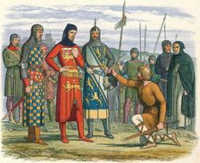 Gaveston's head shown to the Earl of Lancaster 1312 (1864). Artist: James William Edmund Doyle