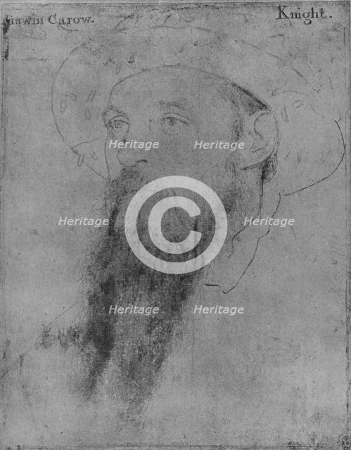 'Gavin Carew', c1532-1543 (1945). Artist: Hans Holbein the Younger.