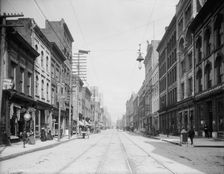 Gay Street, Knoxville, Tenn., between 1900 and 1910. Creator: Unknown