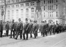 Gaynor pall bearers, Taft, Adamson, Waldo, 1913. Creator: Bain News Service