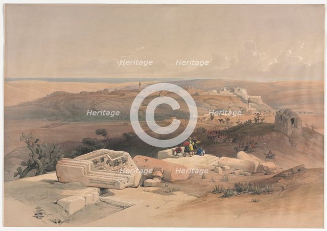 Gaza, 1839. Creator: David Roberts (British, 1796-1864).