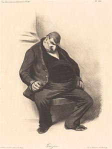 Gazan, 1835. Creator: Honore Daumier