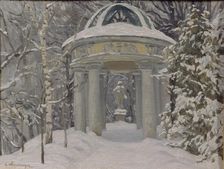 Gazebo at the Naydenov Estate, 1923. Artist: Stolitsa, Evgeni Ivanovich (1870-1929)