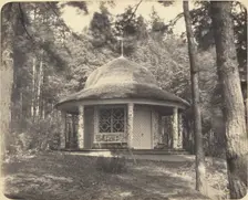 Gazebo in the Forest Near Moscow, c. 1870s. Creator: Scherer Nabholz & Co