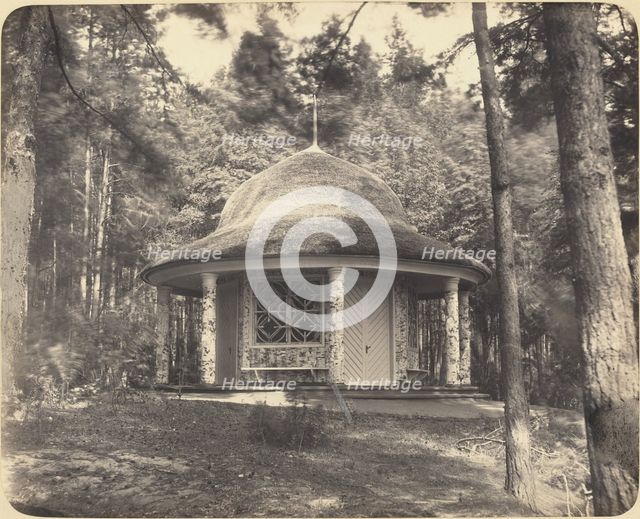 Gazebo in the Forest Near Moscow, c. 1870s. Creator: Scherer Nabholz & Co.