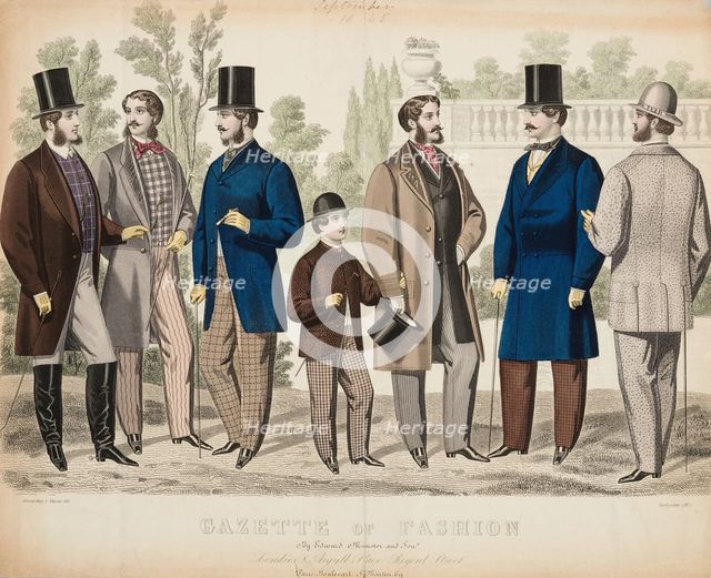 Gazette of Fashion, 1865. Creator: Unknown.