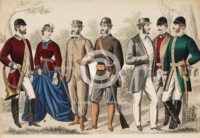 Gazette of Fashion, 1866. Creator: Unknown.