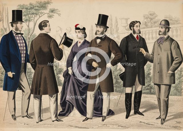 Gazette of Fashion, 1866. Creator: Unknown.