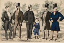 Gazette of Fashion Plate, 1866. Creator: Unknown