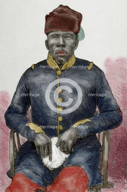 Gabasheane Masupha, Paramount chief of Basotho, 1940s?  Creator: Capuz.