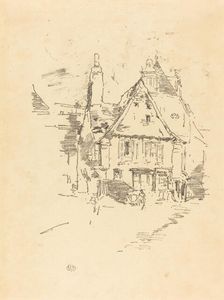 Gabled Roofs, 1893. Creator: James Abbott McNeill Whistler