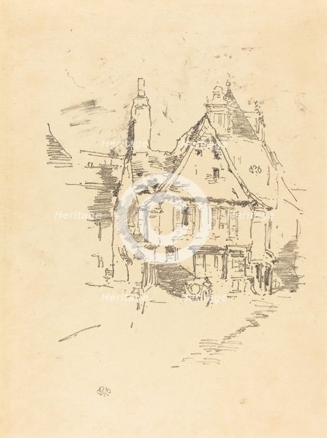 Gabled Roofs, 1893. Creator: James Abbott McNeill Whistler.