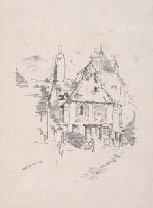 Gabled Roofs, Vitré, 1893. Creator: James McNeill Whistler (American, 1834-1903)