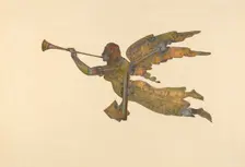 Gabriel Weather Vane, c. 1939. Creator: Lucille Chabot