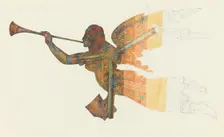 Gabriel Weather Vane (Technique), 1935/1942. Creator: Lucille Chabot