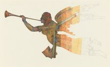 Gabriel Weather Vane (Technique), 1935/1942. Creator: Lucille Chabot